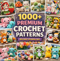 1000+ Premium Crochet & Knitting Patterns Mega Bundle – PDF Instant Download